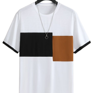 Men Colour Block Tee